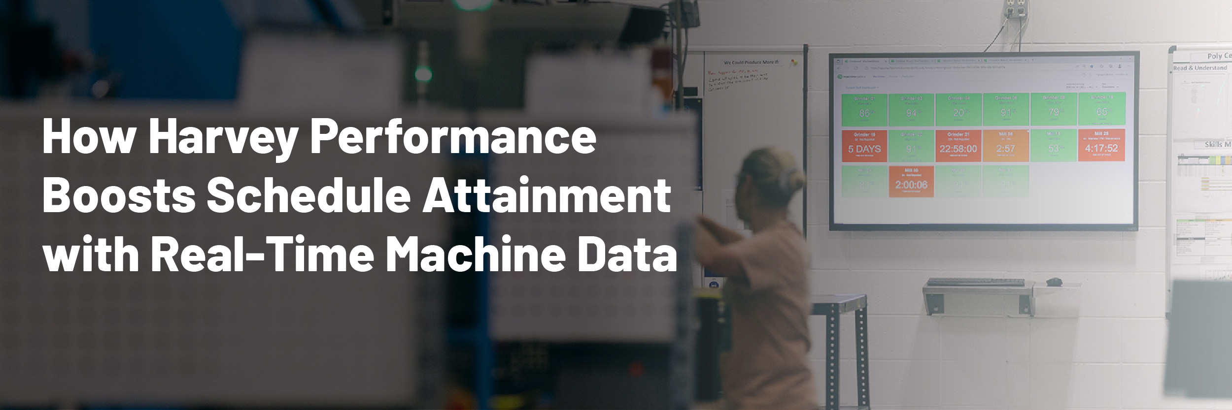 How Harvey Performance Boosts Schedule Attainment with Real-Time Machine Data