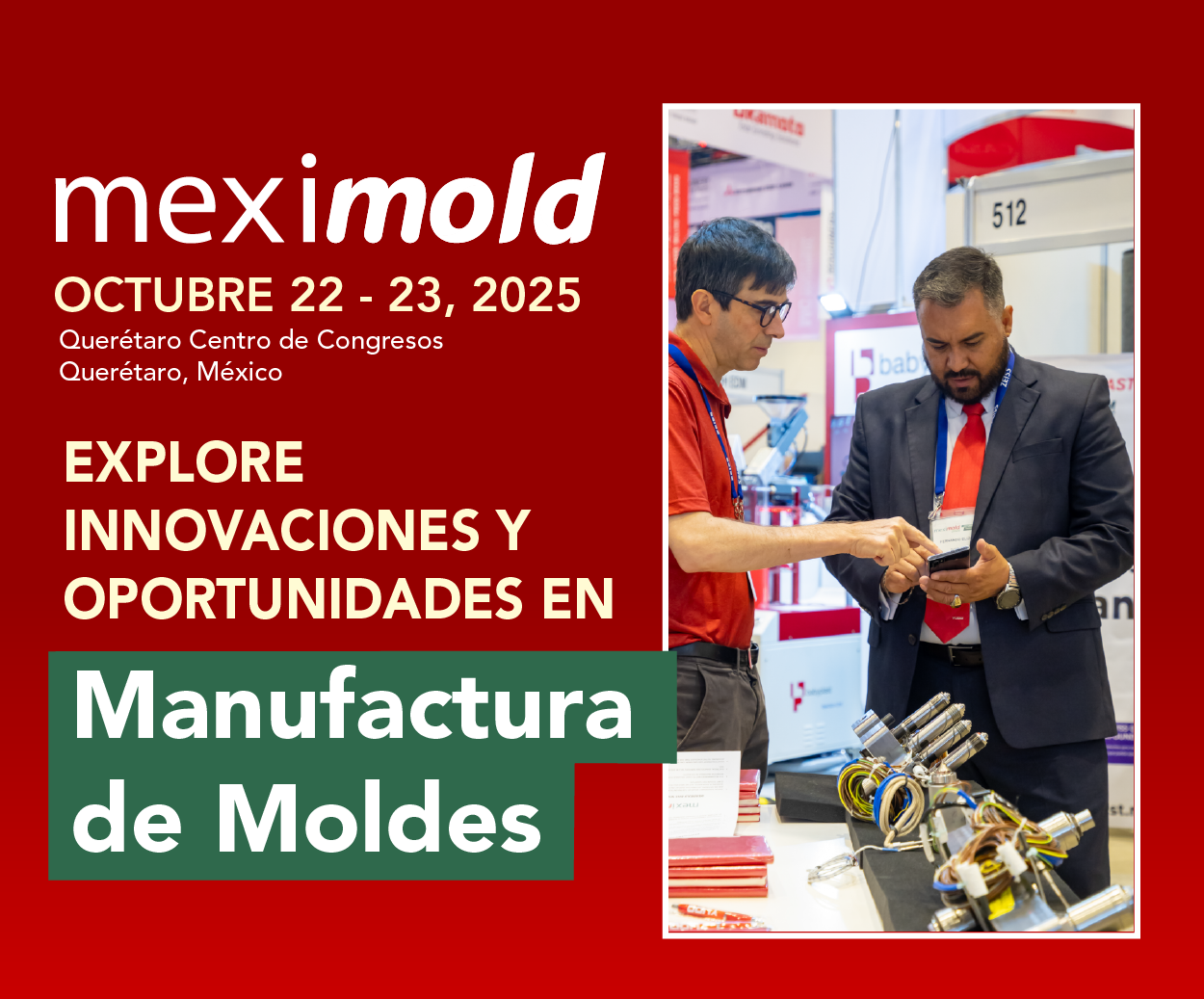 Meximold 2025, Octubre 22 - 23, 2025