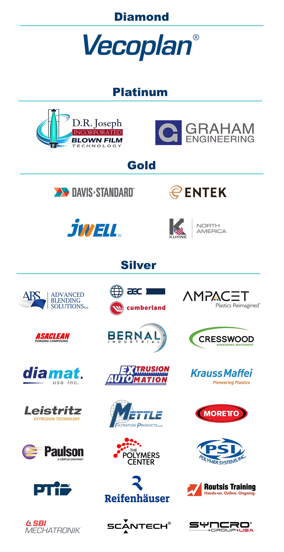 Thank You to Our 2026 Sponsors!