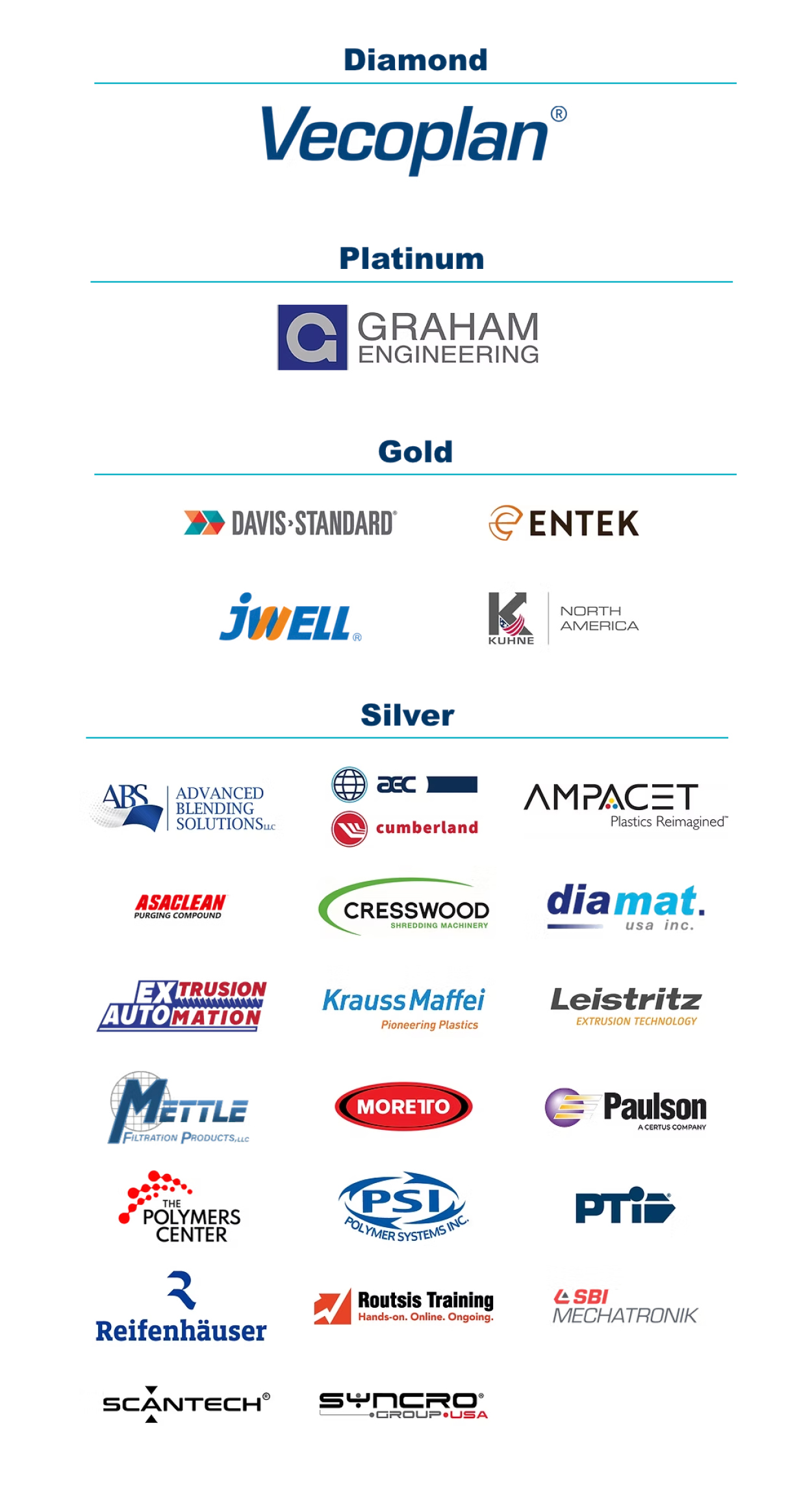 Thank You to Our 2026 Sponsors!