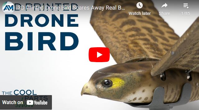 This Drone Bird with 3D Printed Parts Mimics a Peregrine Falcon: The Cool Parts Show #66